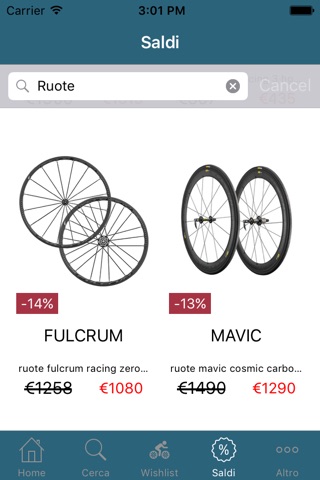 Bike Shop Italia - Negozio di ciclismo online screenshot 3
