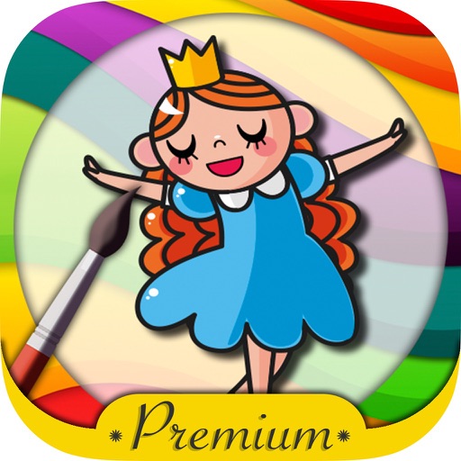 Tales coloring book & paint fables - Premium