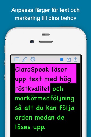 ClaroSpeak Svensk skolversion screenshot 3