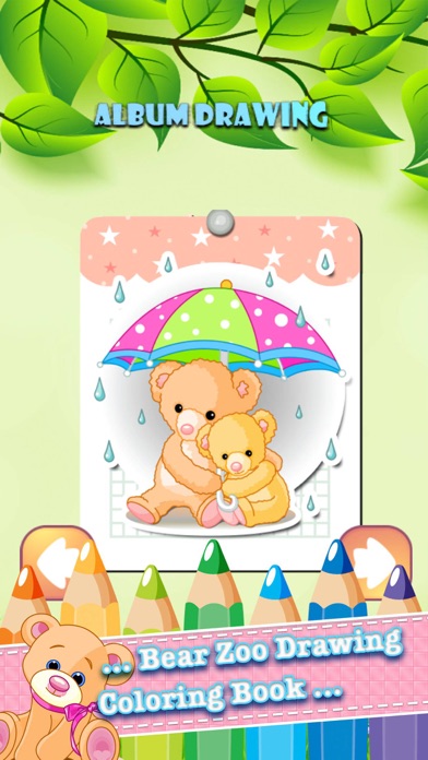 How to cancel & delete Bear Zoo Drawing Coloring Book - Cute Caricature Art Ideas pages for kids from iphone & ipad 2