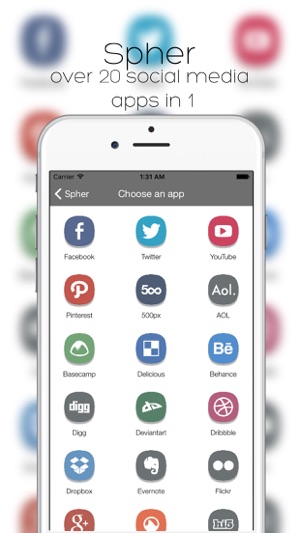 Spher - All Social Media Apps In One App Free(圖1)-速報App