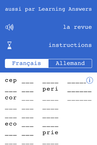 All The Words: French and German screenshot 3