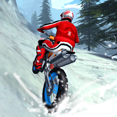3D Motocross Snow Racing X - eXtreme Off-road Winter Bike Trials Racing Game FREE