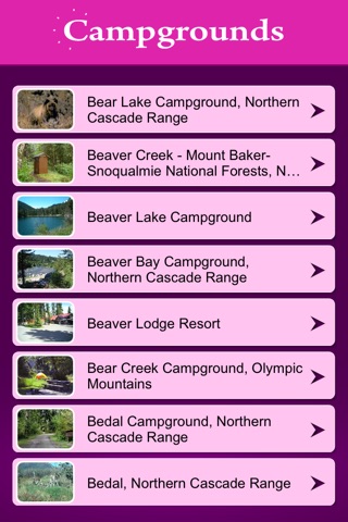 Washington Campgrounds and RV Parks screenshot 2