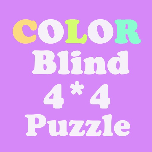 Are You Clever? Color Blind 4X4 Puzzle Icon