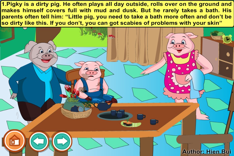 A dirty pig (story and games for kids) screenshot 3