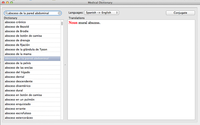 Spanish-English Medical Dictionary (Offline)(圖2)-速報App