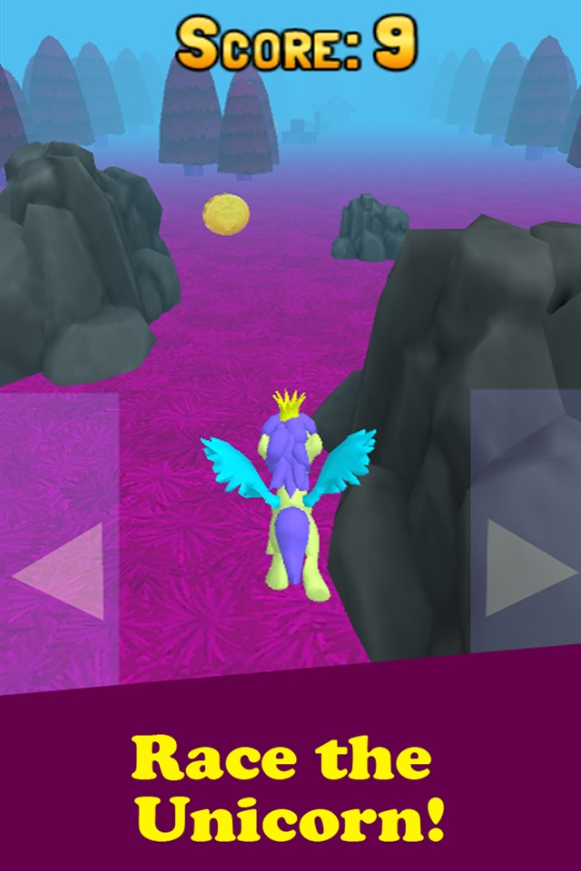 My Little Unicorn Dash 3D HD screenshot 3