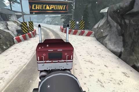 3D Semi Truck Ice Road Racing PRO - Full eXtreme Winter Racer Version screenshot 4