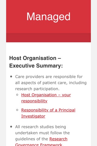 Hospice Research Governance Toolkit screenshot 3