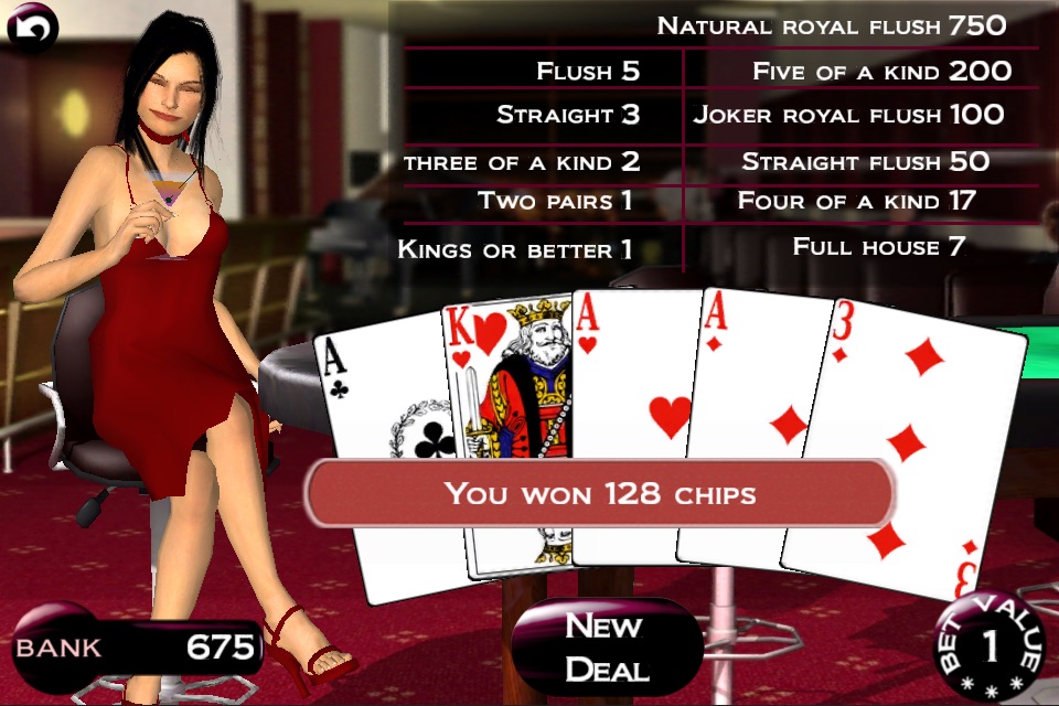 Joker Poker Deluxe screenshot 2