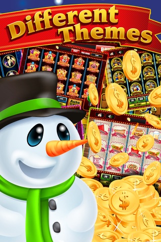 Snowman Slots - Blitz Jackpot Adventure Escape on Big Fun Casino screenshot 2
