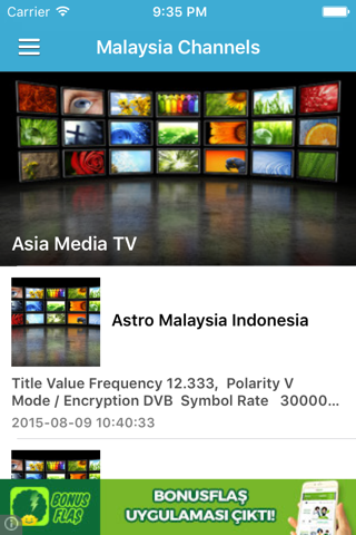 Malaysia TV Channels Sat Info screenshot 2