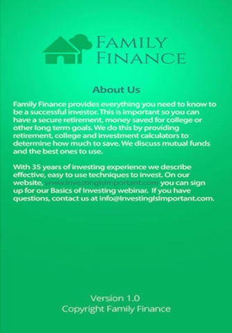 Family Finance App screenshot 2