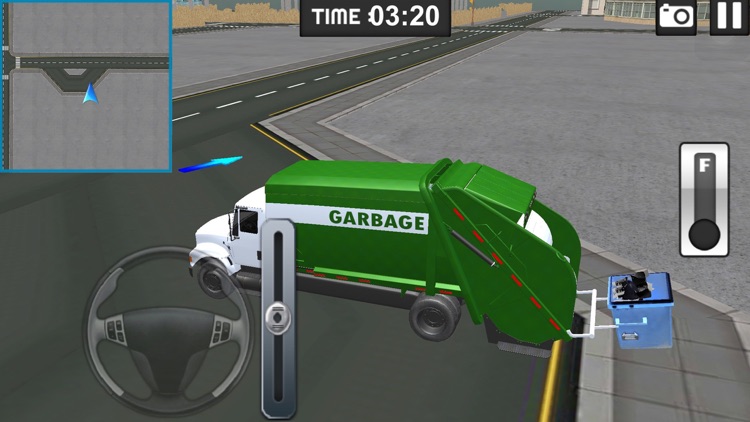 City Cleaner Garbage truck simulation