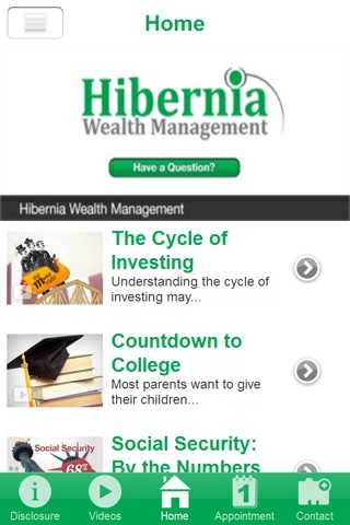 Hibernia Wealth Management screenshot 2