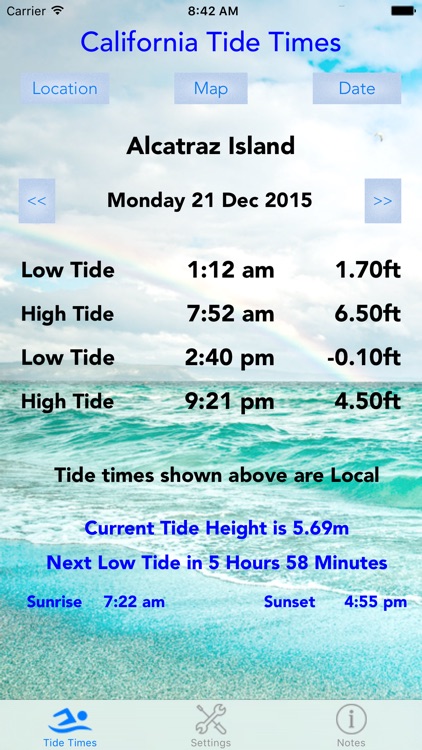 California Tide Times