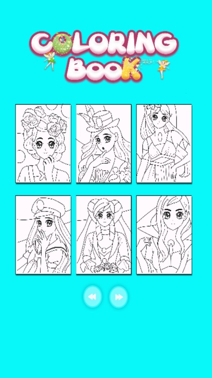 Kids Coloring Book - Princess Hiroshima 2