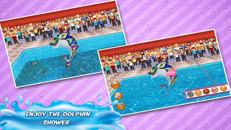 Pool Party Dolphin Show Cleaning & Washing