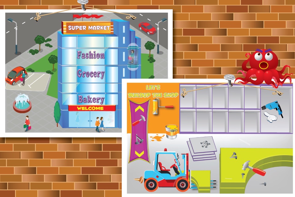 Supermarket Boy Shopping Mall Buildup - Design & build a super market from scratch screenshot 3