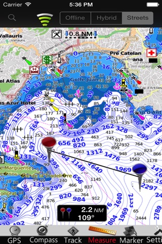 French Riviera Nautical Chart screenshot 3