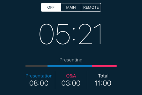 PresenTimer - a true timer for presentation screenshot 2