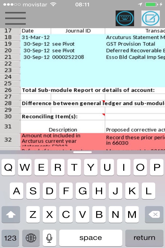 XlsOpen spreadsheets editor screenshot 2