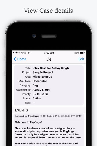iFogbugz screenshot 3