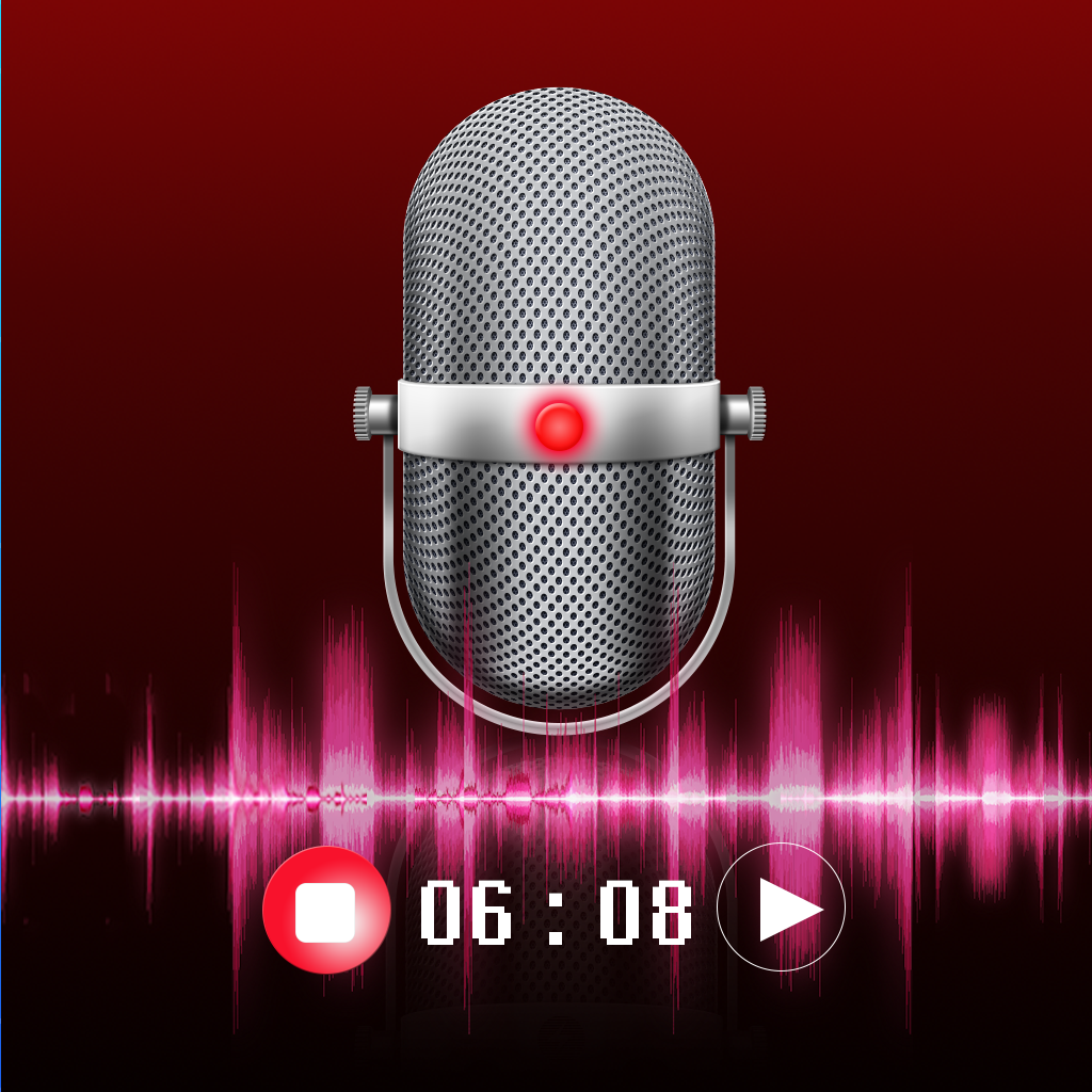 Voice Recorder (FREE) - voice memo, playback, share App Icon