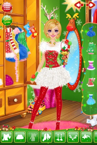 Christmas Salon - Girls Makeup, Dressup and Makeover Games screenshot 4