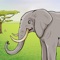 An entertaining puzzle game for kids and toddlers with animals in the forest, jungle and savannah