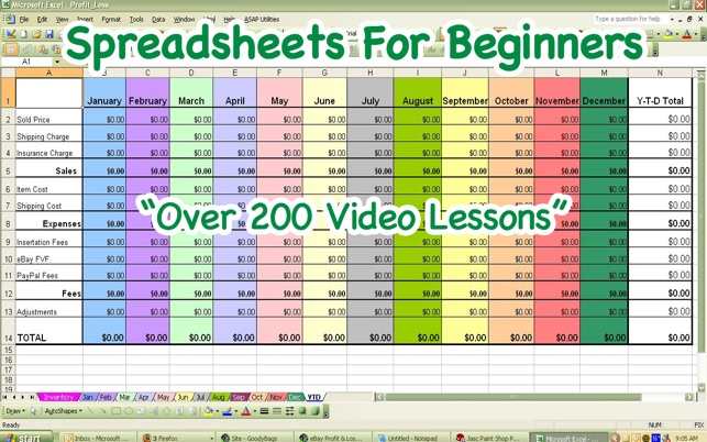 Spreadsheets For Beginners