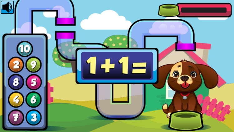 Dog Kid Game Number and Math