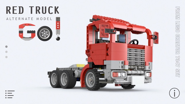 Red Truck for LEGO Creator 7347 Set - Bu