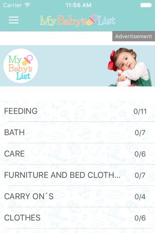 My Baby's List screenshot 2