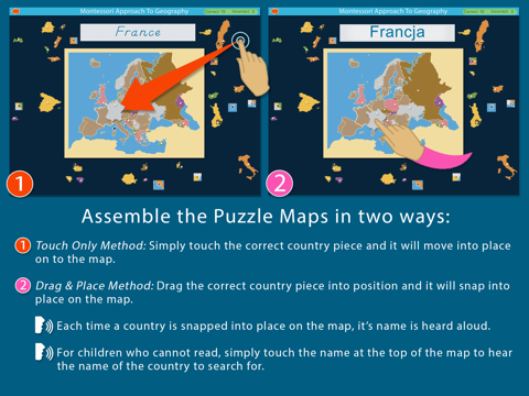 Montessori Approach To Geography HD - Europe Lite - náhled
