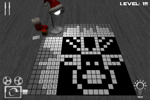 Christmas Nonogram - Santa Claus Plays Super Japanese Crossword screenshot 2