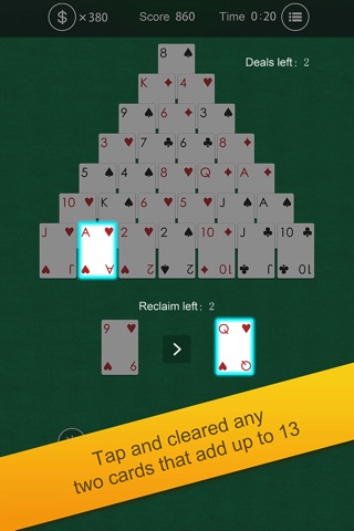Pyramid Solitaire - Classic Poker Stars Free Games screenshot 2