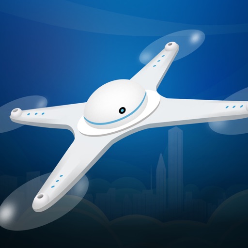 Drone simulator adventure icon