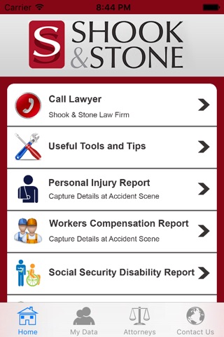 Shook & Stone Injury Help App screenshot 2