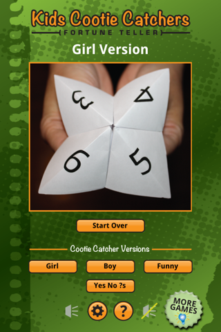 Cootie Catcher Game - náhled
