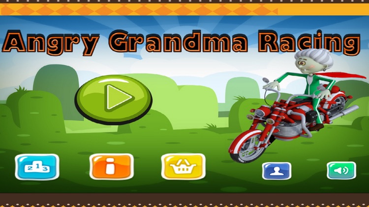 Angry Grandma Racing - Moto racer hill climb games