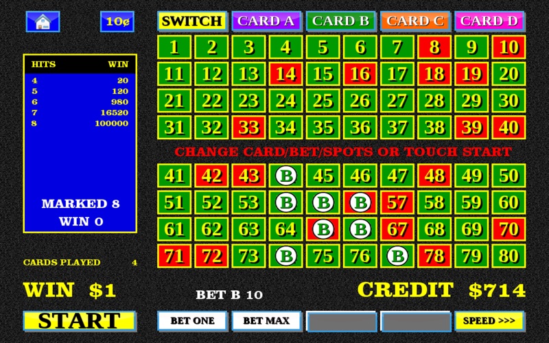 Four Card Casino Keno thumbnail 2