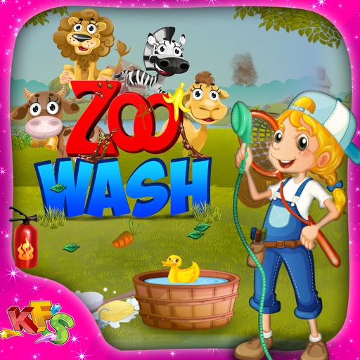 Zoo Wash – Cleanup messy & dirty animal yard in this salon game for kids Icon