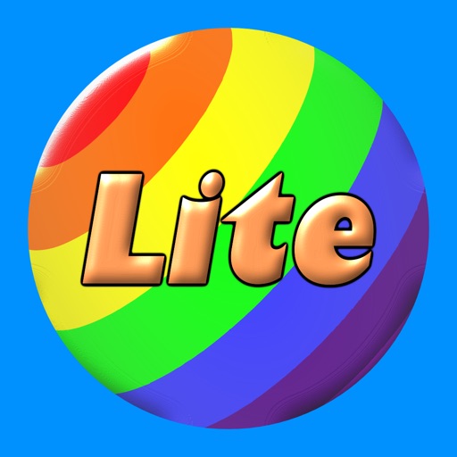 Rainbow Ball Rush Lite iOS App