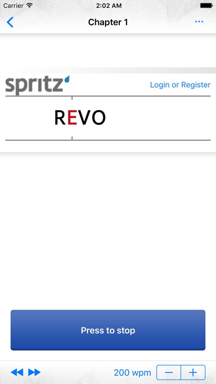 REVO - speed read your epub screenshot-0