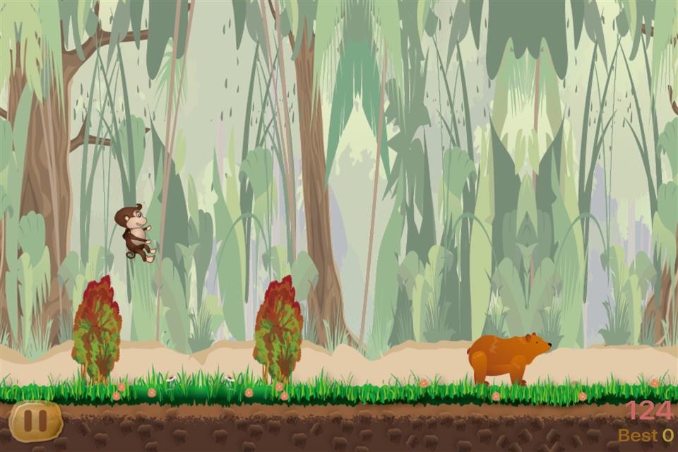 Flying Monkey - Jungle Adventure screenshot 3