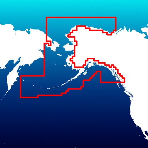 Aqua Map Alaska - Marine GPS Offline Nautical Charts for Fishing, Boating and Sailing icon