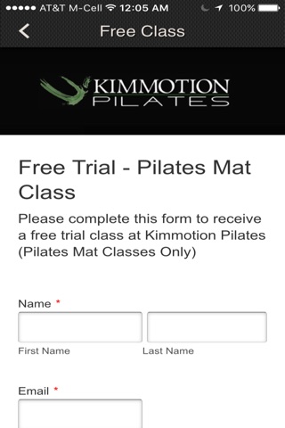 Kimmotion Pilates screenshot 3