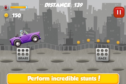 Turbo 4wd Xtreme Racing - Fun Hillbilly Kids Moto Crazy Stunts screenshot 4